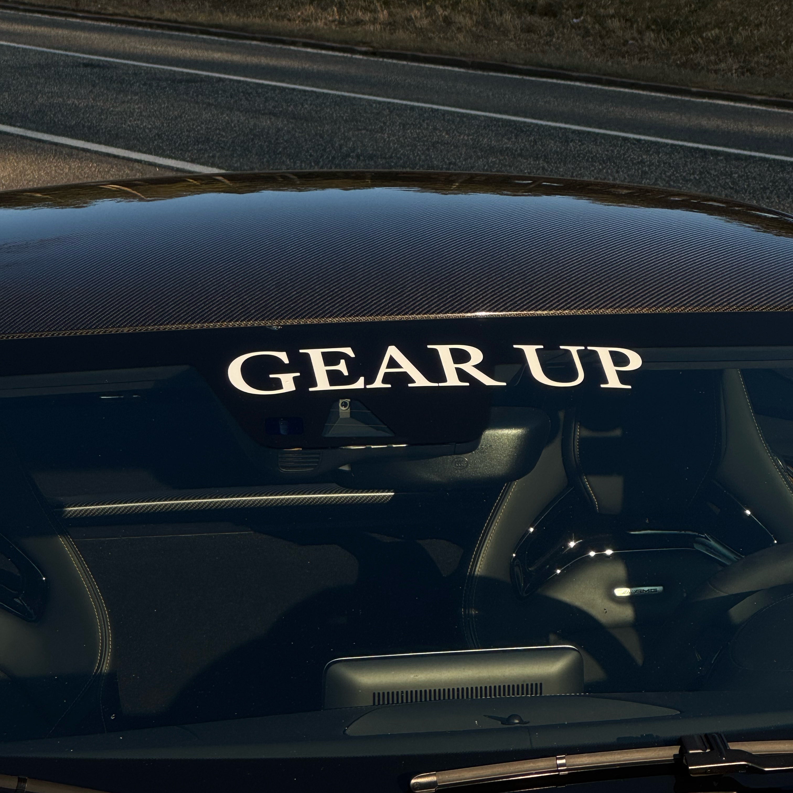 "GEAR UP" STICKER  | Time to GEAR UP your Ride!