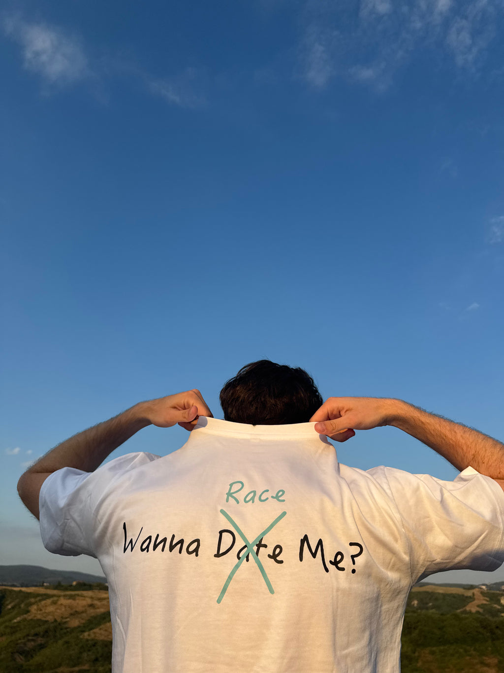 WANNA D̶A̶T̶E̶ RACE ME? - T-shirt / SUMMER EDITION